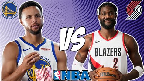 Golden State Warriors at Portland Trail Blazers picks & predictions.